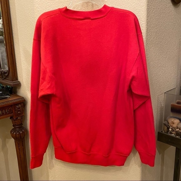 Vintage EDWARDS CINEMAS Red Graphic Sweatshirt Size XL - Picture 6 of 8